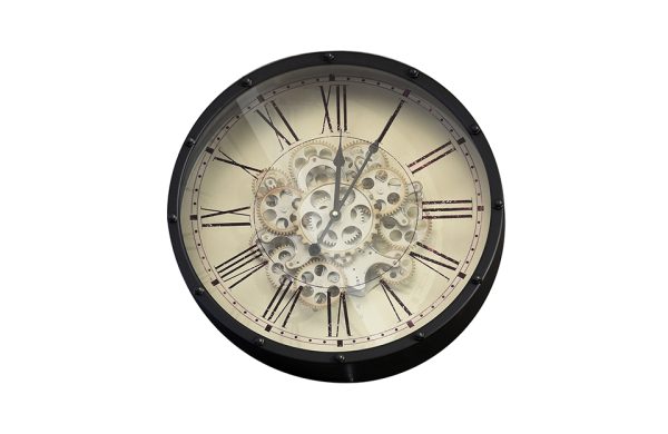 Roman Numeral Gear Wall Clock 40053