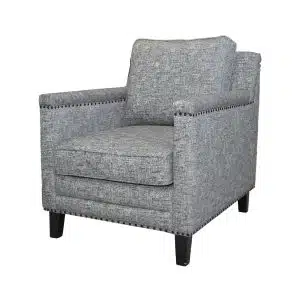 Home Decor Armchair Single Barel M 11268-12 Side View