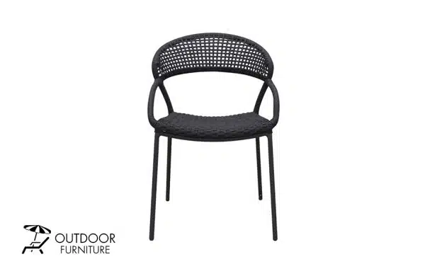 Home Decor Armchair Udita Stacking Chair Front View