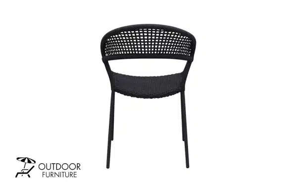 Home Decor Armchair Udita Stacking Chair Back View