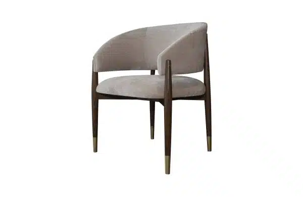 Home Decor Dining Chiar Rialto Chair With Armrests R011 Side View