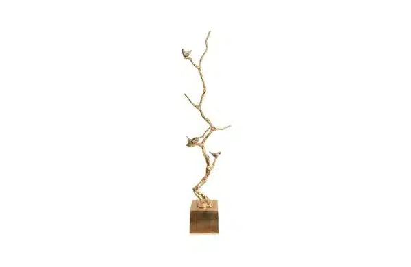 Contemporary Shiny Gold 42-Inch Branch Decor AV39716