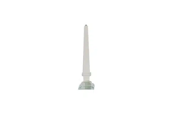 Clear Glass Obelisk AV75475