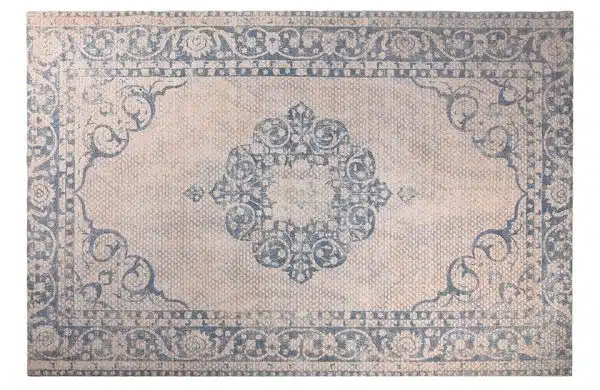 Home Decor Classical Rugs RC-CR-241-01 White & Light Blue Carpet (150X230) Front View