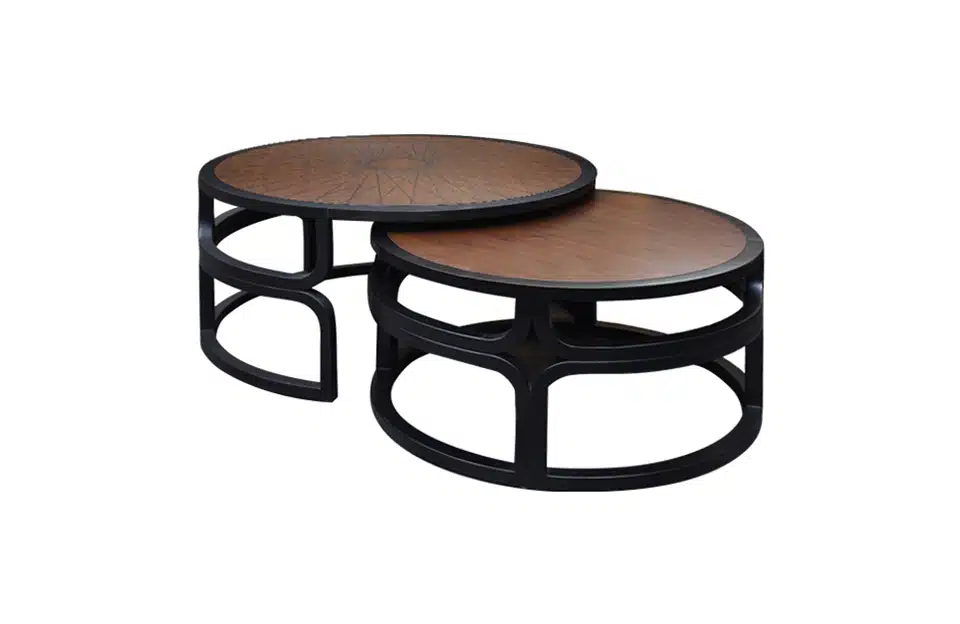 Home Decor Gascoin Coffee Table GA210 ( BLACK ) Side View