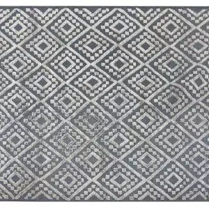 Home Decor Rectangle Carpet RC-CR-805-01 Grey Carpet (160X230) Front View