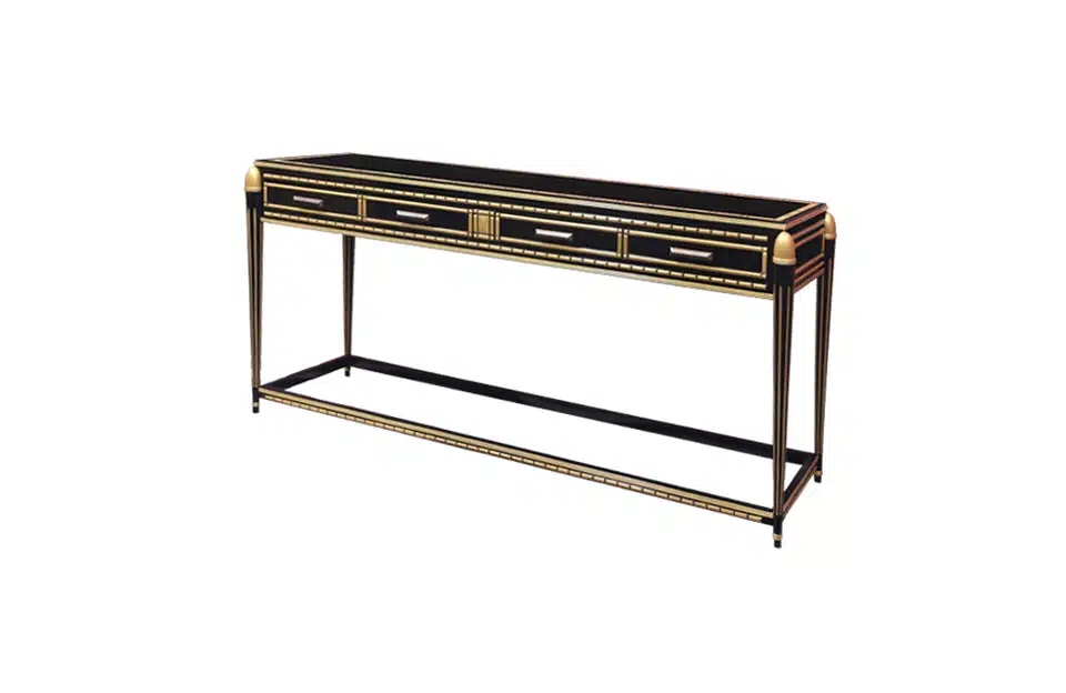 Home Decor Console Table Cairo 34409 Side View