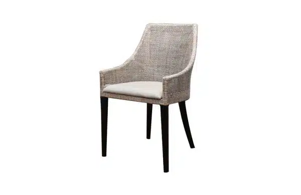 Home Decor Nashville Arm Chair Cream Jute Side View