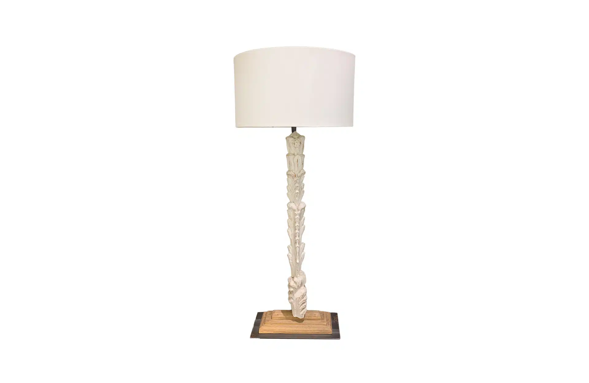 Home Decor Perrine Table Lamp ID212/EX109 GREY Front View