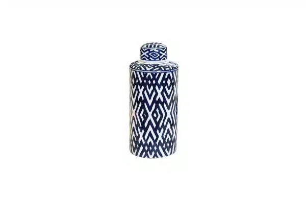 Carlyle Lidded Jar,Small AV0598