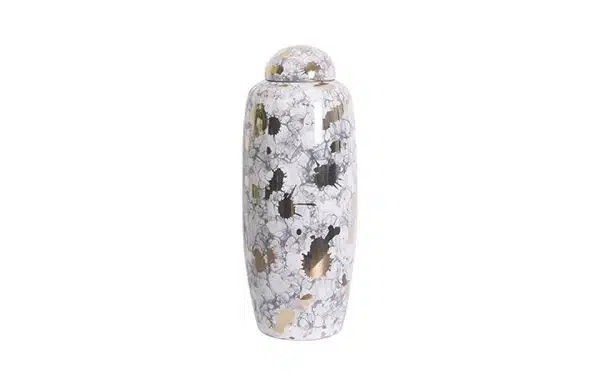 FA-D2022A Golden grain ceramic Jar-A