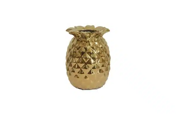 Pineapple Vase 1743-Gold
