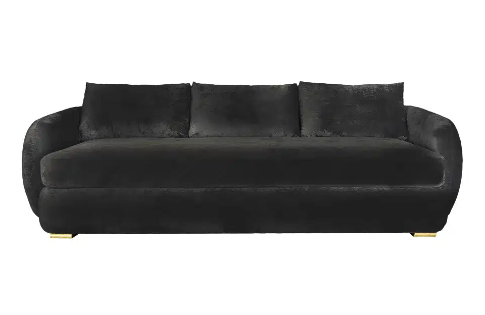 Home Decor Blooms Sofa 3.5 S Front View