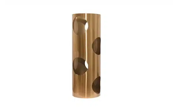 FC-W2127B Cylinder Wine Rack Golden