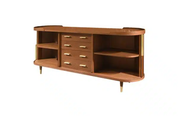 Home Decor Joplin Sideboard J121 Open Side View