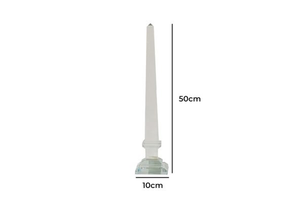 Clear Glass Obelisk AV75477