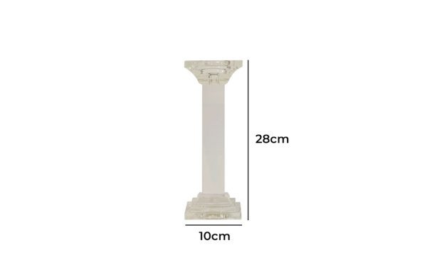 Leon Crystal Pillar Candle Holder Medium 73040