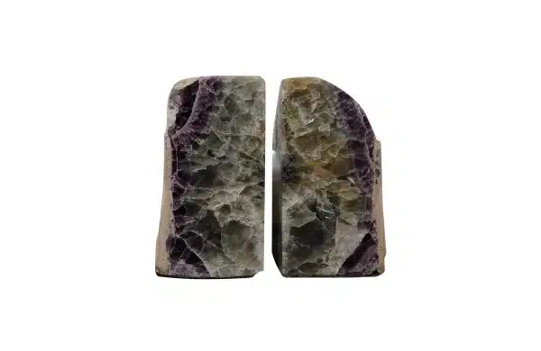 S-2 3.5X3.4X4.7 Bookends Green Flourite 40067