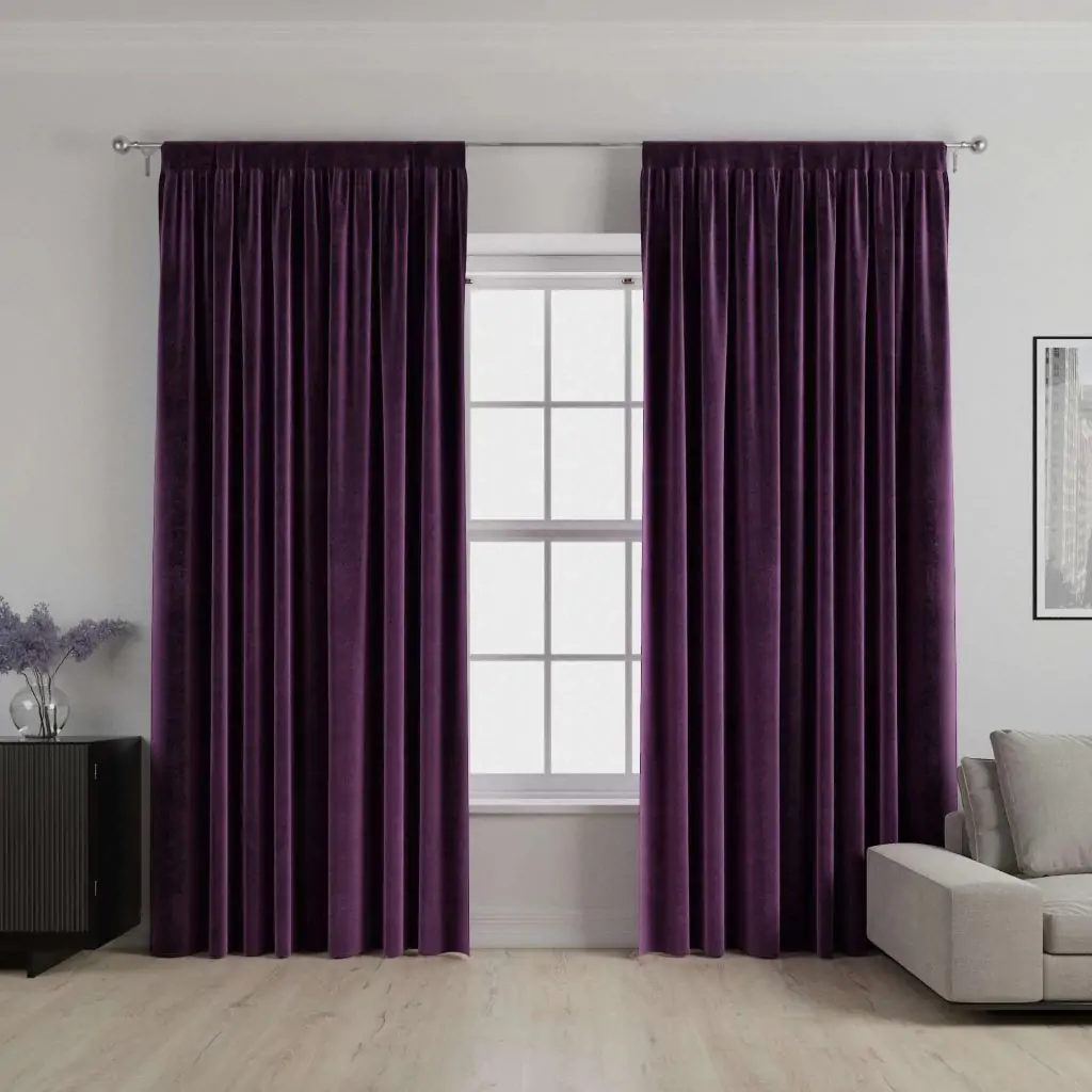 Velvet curtain