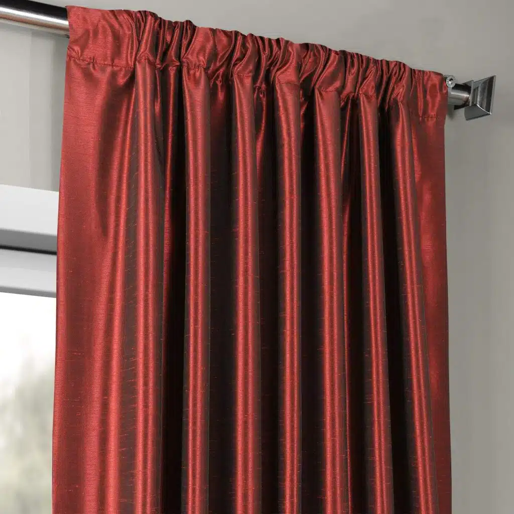 Silk curtain