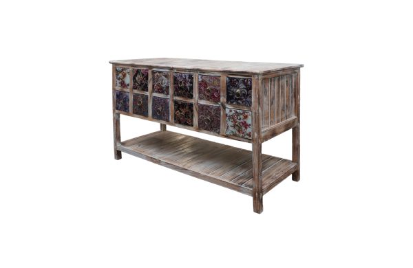 Low Chest 12 Drawer Bohemian