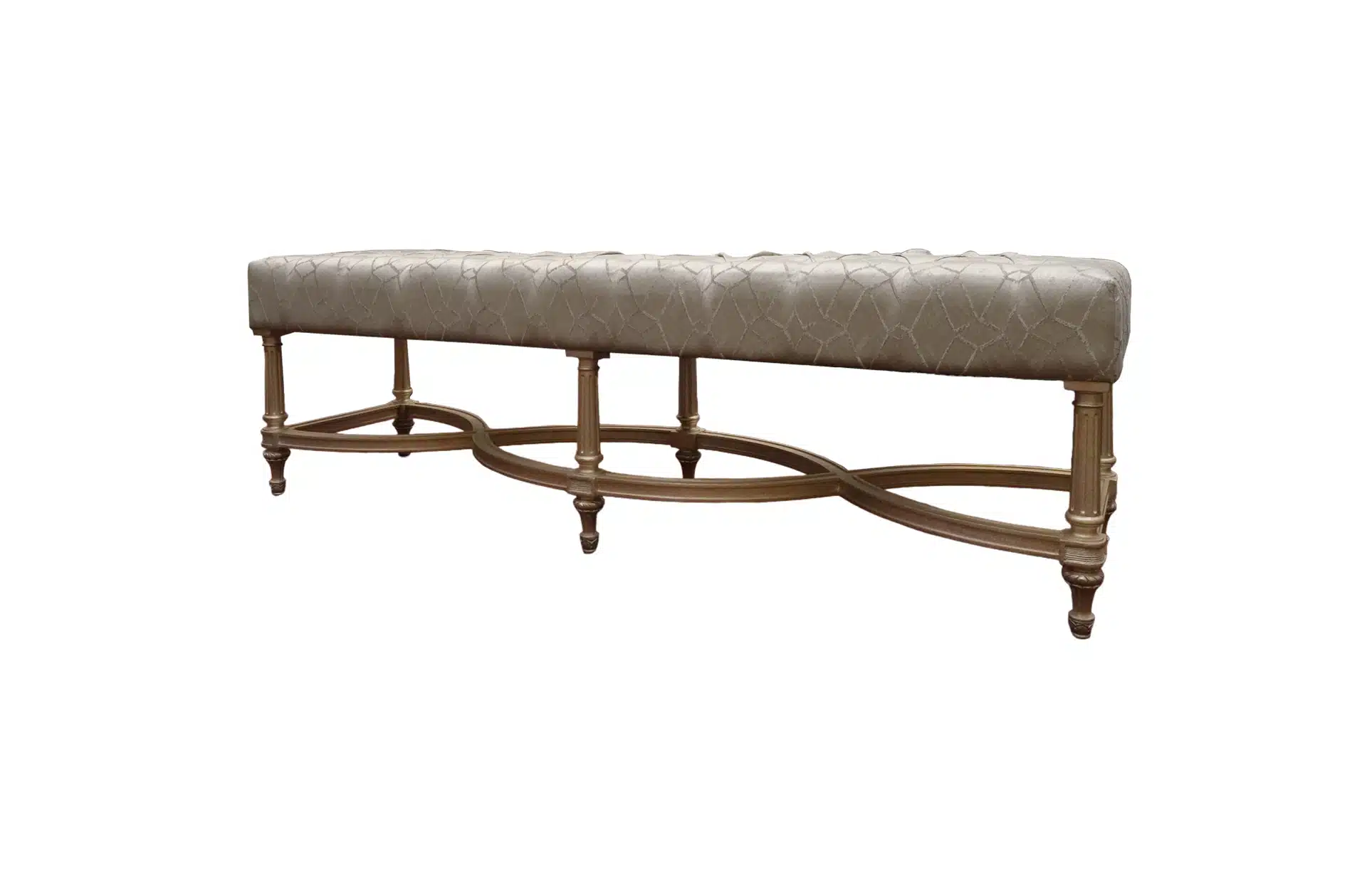 Home Decor Bed Benches Bench Mandala Bench 20 Stucco Side View