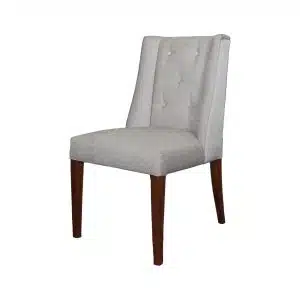 Home Decor Dining Chair Brenda Chair Taupe ( Without Slop ) Side View