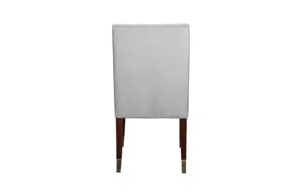 Home Decor Dining Chair Brenda Chair Taupe ( With Slop ) Back View