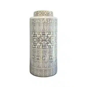 Home Decor Vase & Ceramic Jars Porcelain Design 12(L) Front View