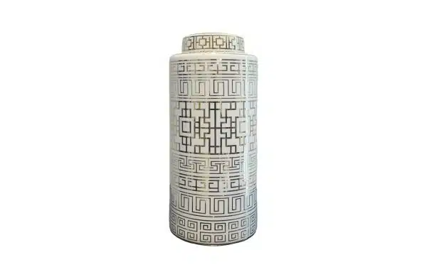 Home Decor Vase & Ceramic Jars Porcelain Design 12(L) Front View