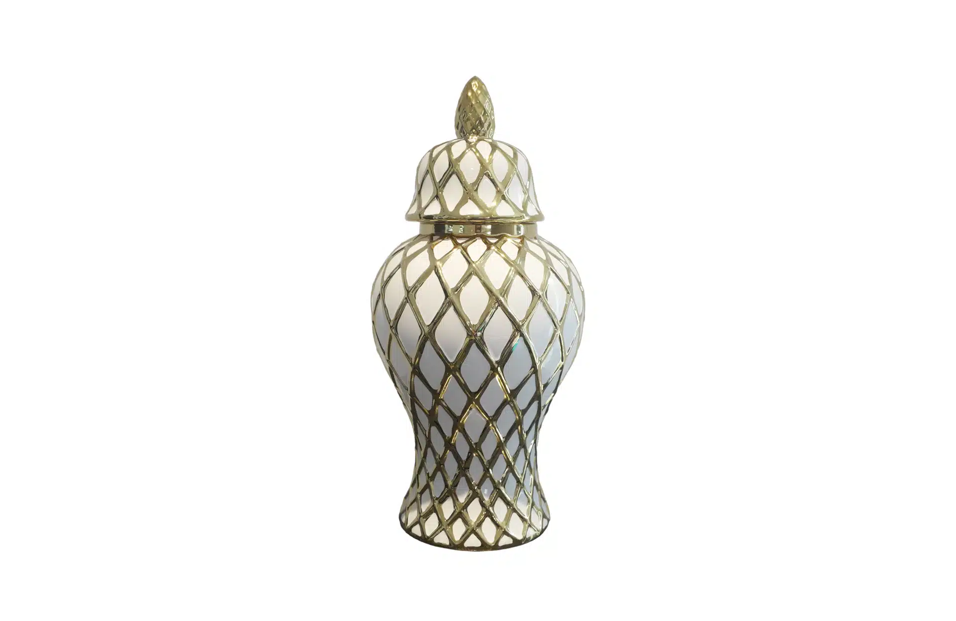 Home Decor Vase Ceramic Jars Porcelain Design 23(L) Front View