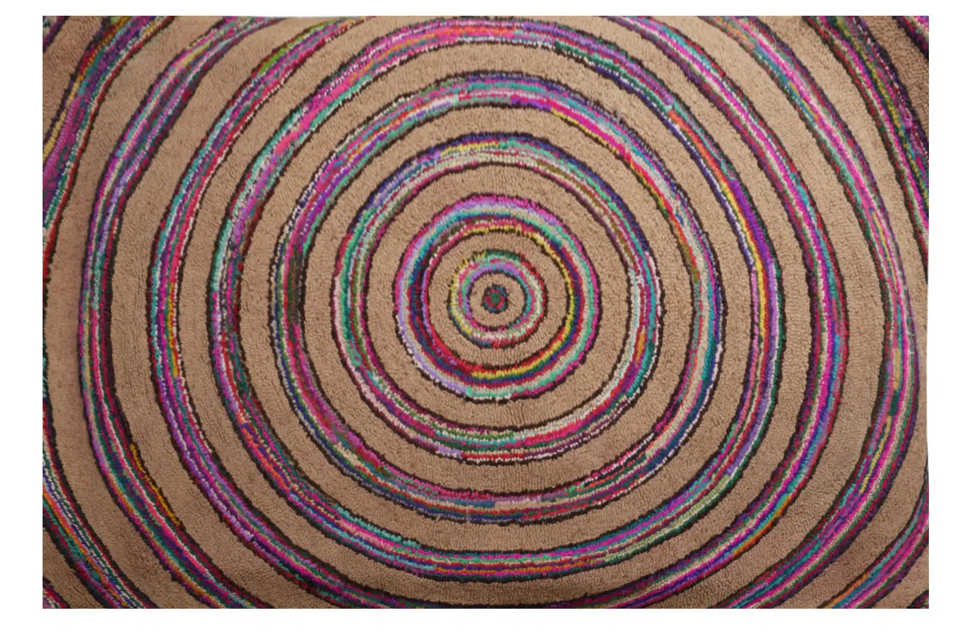 Home Decor Abstract Rugs Kosice Round Carpet (155 x 230) Front View