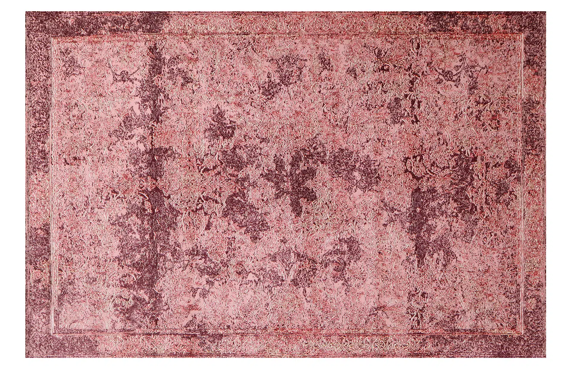 Home Decor Abstract Rugs Bamboo Silk 15 Pink (200X300) Front View