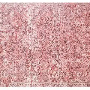 Home Decor Abstract Rugs Bamboo Silk 18 Pink (200X300) Front View