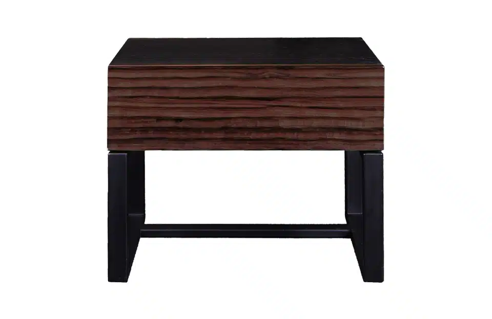 Home Decor Side Table Pedestal Front View