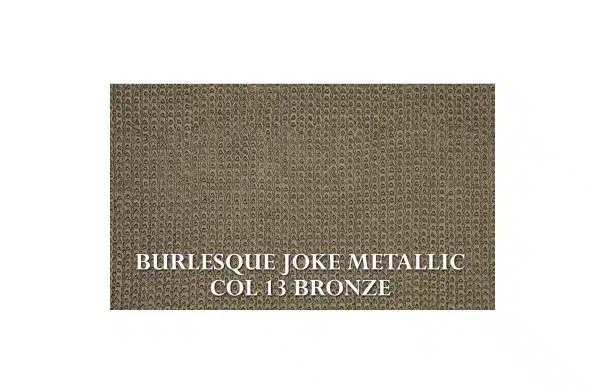 Home Decor Bakst Dining Chair 14 Sesame Fabric View BURLESQUE JOKE METALLIC COL 13 BRONZE