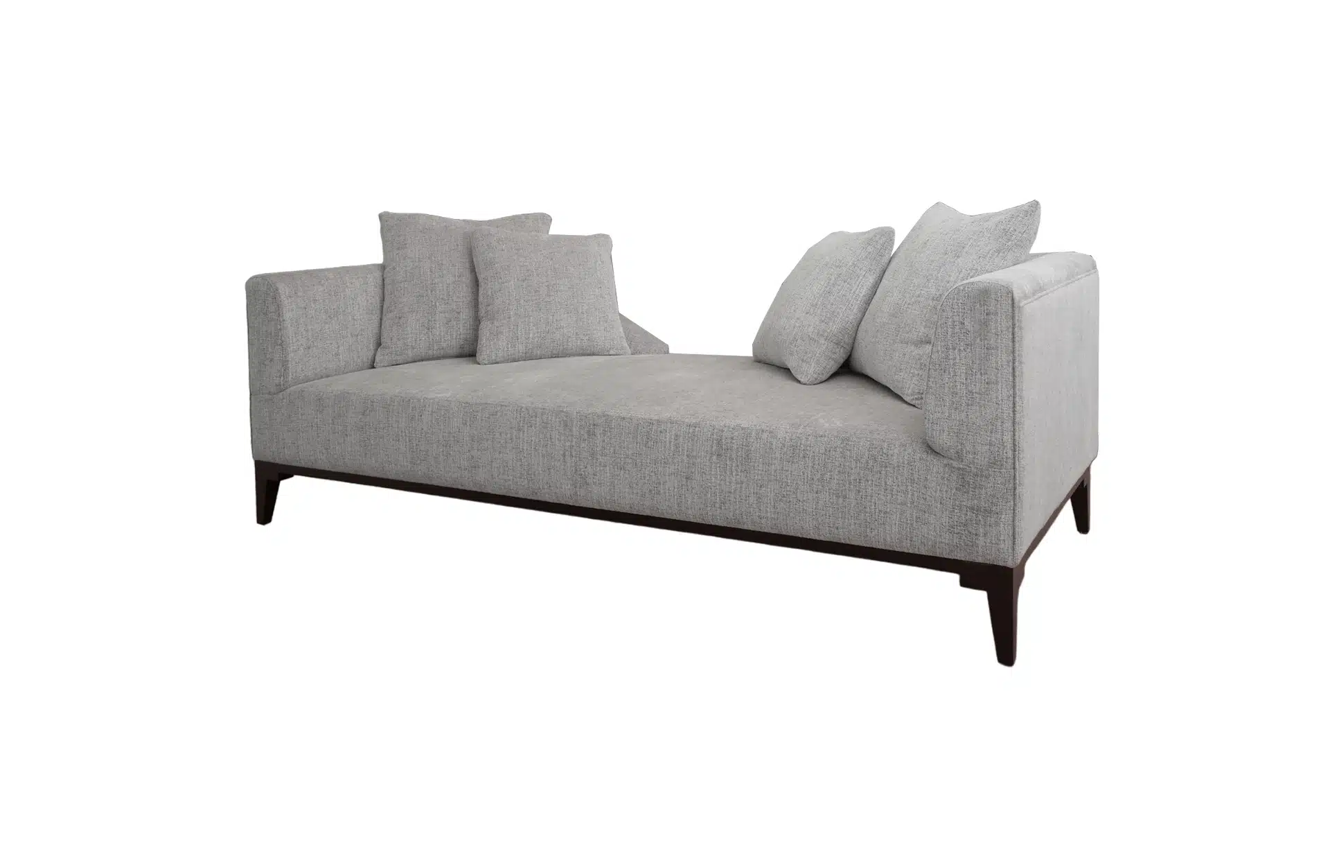 Home Decor Cleopatra / Day Beds Delphine Daybed HV 28 Silver Side View