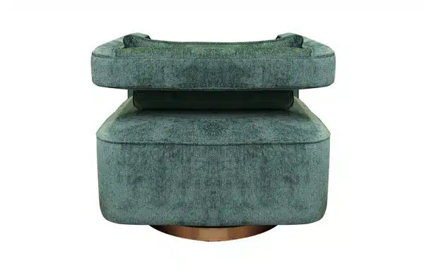 Home Decor Mencer Swivel Armchair 01 Back View