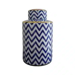 Home Decor Vase & Ceramic Jars Porcelain Design 1(L) Front View