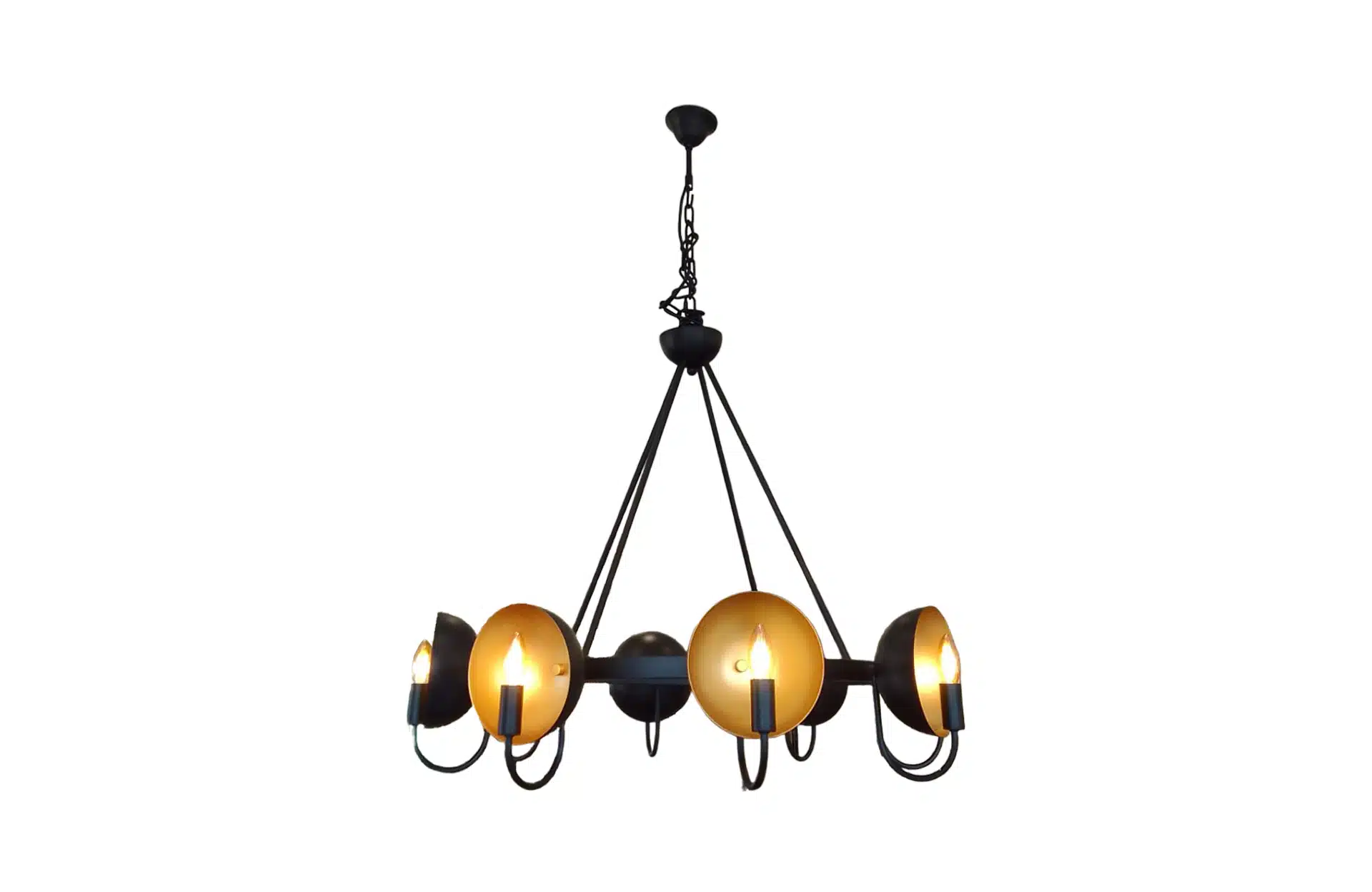 Home Decor Ceiling Lights Chandelier D5211-8YB-PSG Front View