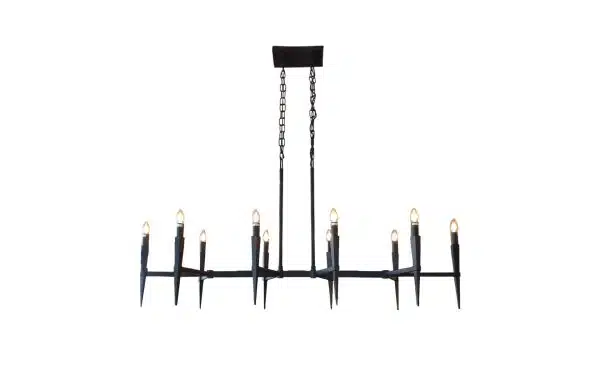 Home Decor Ceiling Lights Chandelier D7905-10YB Front View