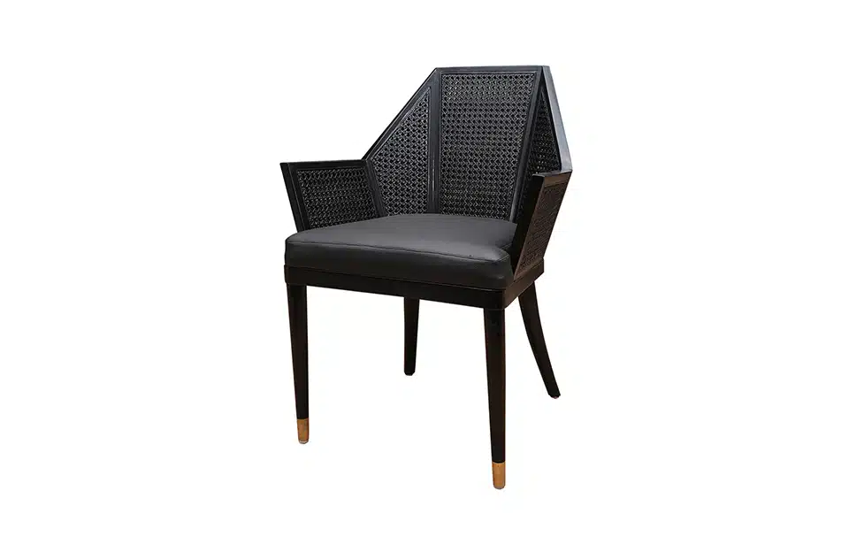 Home Decor Armchair Milla Rottan Chair Side View