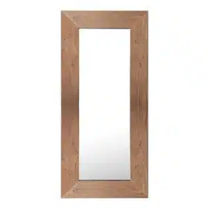 Home Decor teak mirror Front View