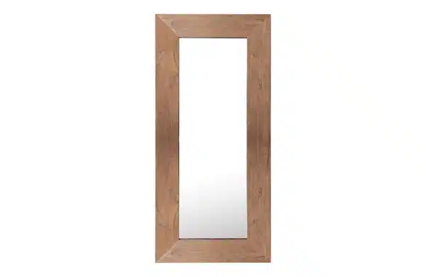 Home Decor teak mirror Front View