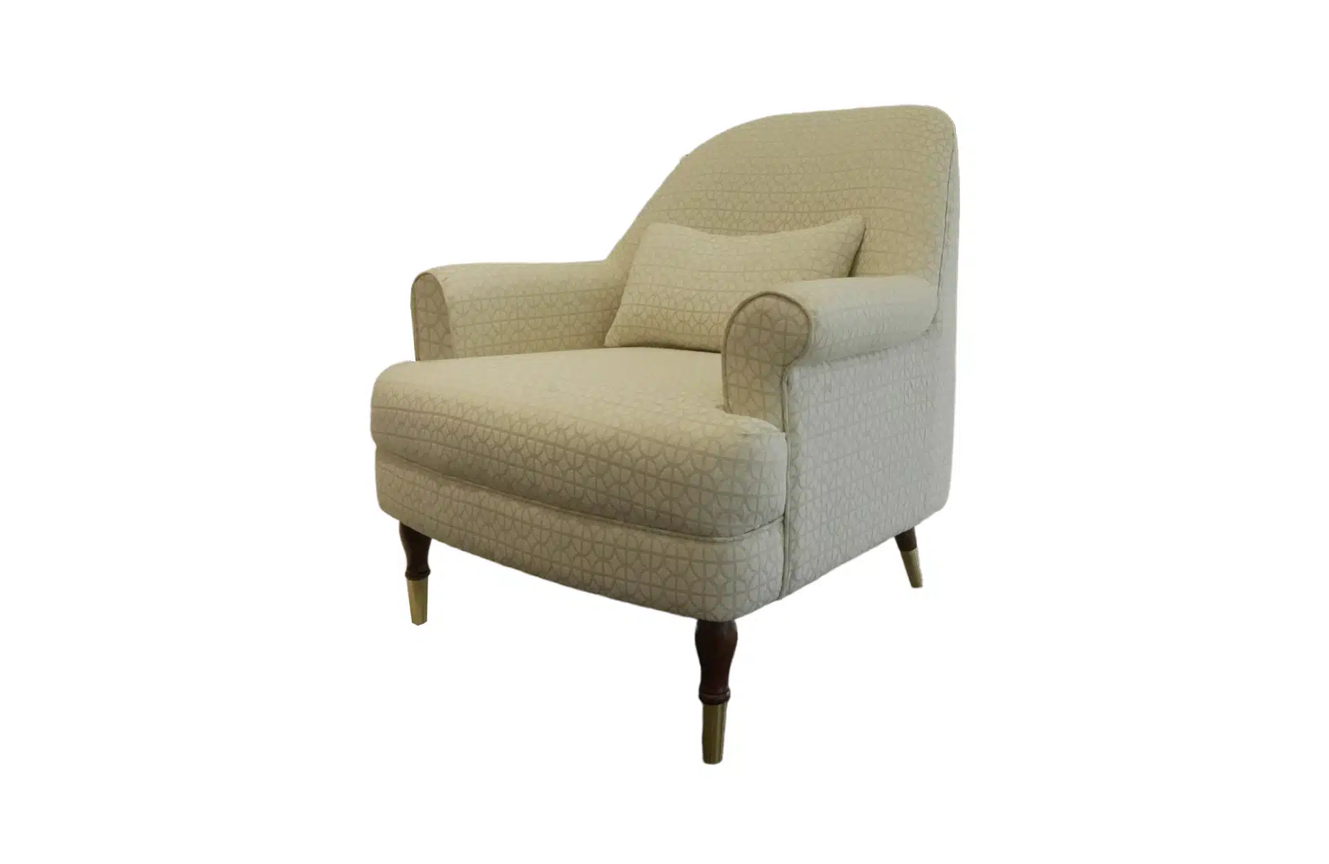 Home Decor Armchair Ansel Single FP Linen Side View