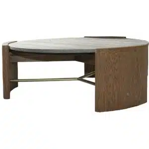Home Decor Jasper Round Coffee Table Side View