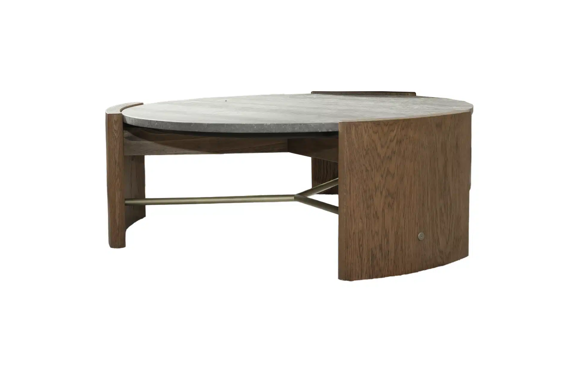 Home Decor Jasper Round Coffee Table Side View