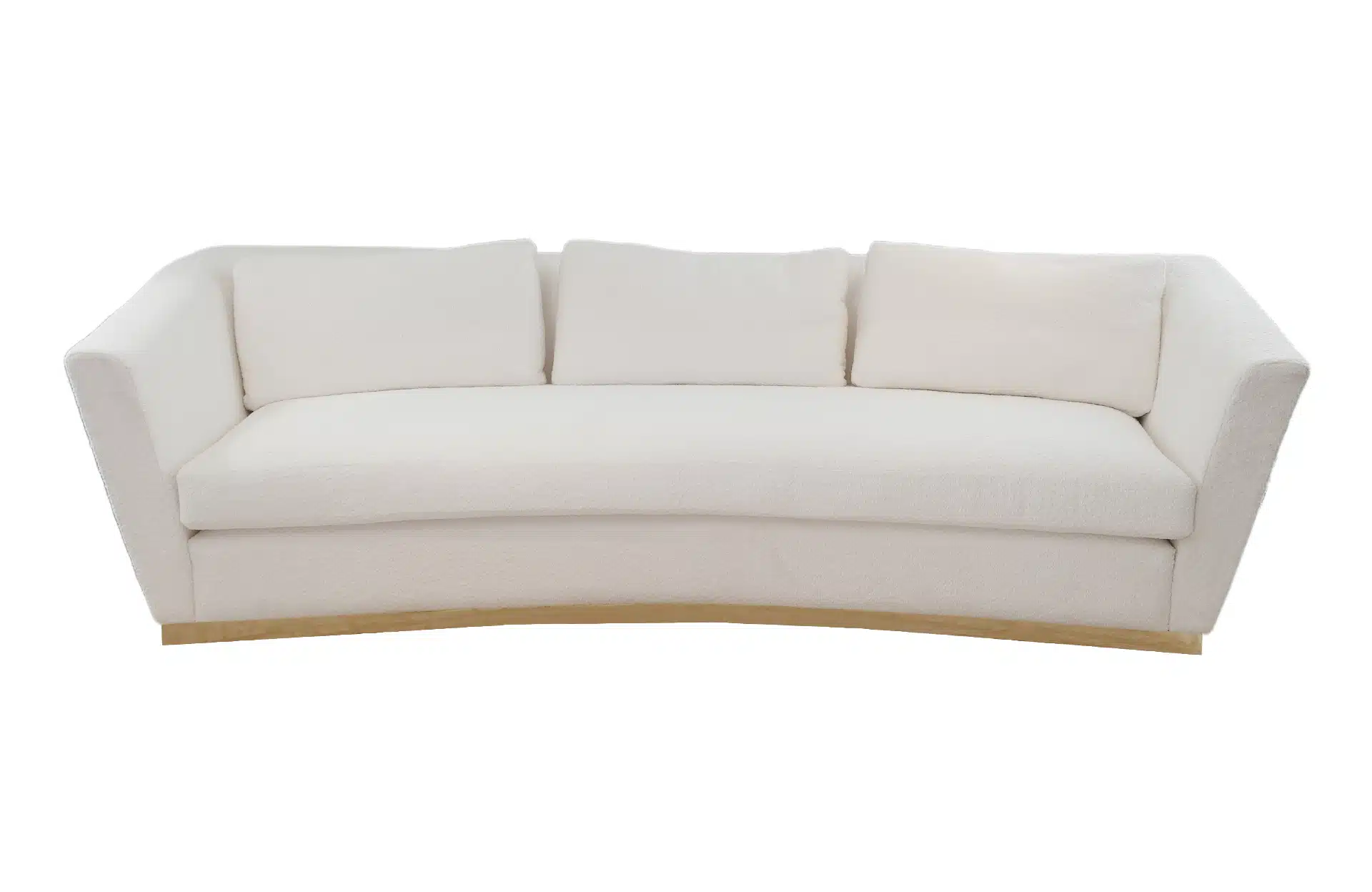 Home Decor Savoia Sofa 4S Ivory Front View