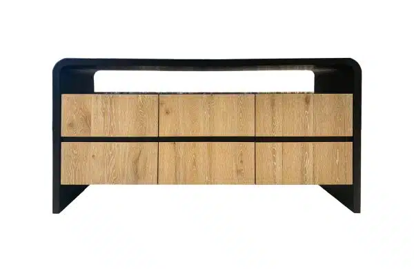 Home Decor Buffet/Sideboard 6 Drawer Dresser Front view