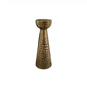 Home Decor Golden Dot Candle Holder-B FA-D1965B Front View